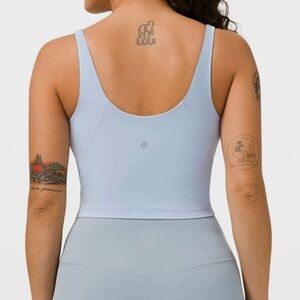 lululemon athletica Light Blue Tank Top